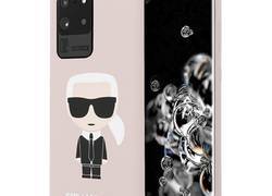 Karl Lagerfeld Fullbody Silicone Iconic - Etui Samsung Galaxy S20 Ultra (Pink)