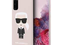 Karl Lagerfeld Fullbody Silicone Iconic - Etui Samsung Galaxy S20 (Pink)