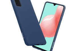 Crong Color Cover - Etui Samsung Galaxy A41 (niebieski)
