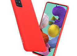 Crong Color Cover - Etui Samsung Galaxy A51 (czerwony)