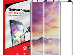 Zizo Full Edge to Edge - Szkło ochronne 9H na cały ekran Samsung Galaxy S8+ (czarna ramka)