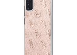 Guess 4G Glitter - Etui Samsung Galaxy A41 (Pink)