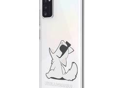 Karl Lagerfeld Choupette Fun Sunglasses - Etui Samsung Galaxy A41 (przezroczysty)