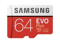 Samsung microSDXC Evo+ - Karta pamięci 64 GB z adapterem