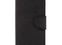 Mercury Fancy Diary - Etui Samsung Galaxy A3 (2017) z kieszeniami na karty + stand up (czarny)