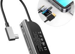 Baseus Hub - Stacja / replikator z USB-C na USB / 4K HDMI / czytnik kart TF, SD / USB-C PD / 3.5mm mini jack