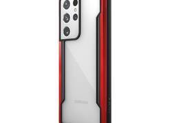 X-Doria Raptic Shield - Etui aluminiowe Samsung Galaxy S21 Ultra (Antimicrobial protection) (Red)