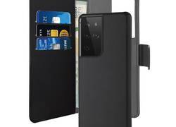 PURO Wallet Detachable - Etui 2w1 Samsung Galaxy S21 Ultra (czarny)