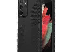 Speck Presidio2 Grip - Etui Samsung Galaxy S21 Ultra z powłoką MICROBAN (Black/Black)