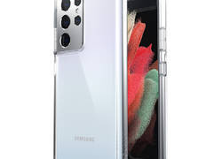 Speck Presidio Perfect-Clear - Etui Samsung Galaxy S21 Ultra z powłoką MICROBAN (Clear/Clear)