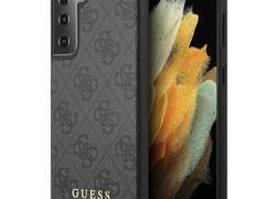 Guess 4G Metal Logo - Etui Samsung Galaxy S21+ (szary)