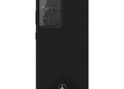 Mercedes Silicone Line - Etui Samsung Galaxy S21 Ultra (czarny)