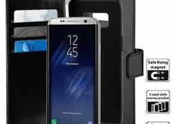PURO Duetto Wallet Detachable - Skórzane etui 2w1 Samsung Galaxy S8 (czarny)