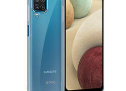 Crong Crystal Slim Cover - Etui Samsung Galaxy A12 (przezroczysty)