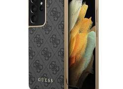 Guess 4G Charms Collection - Etui iPhone Samsung Galaxy S21 Ultra (szary)