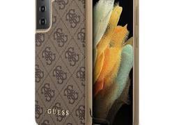 Guess 4G Charms Collection - Etui iPhone Samsung Galaxy S21+ (brązowy)