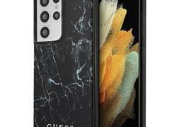 Guess Marble - Etui Samsung Galaxy S21 Ultra (czarny)