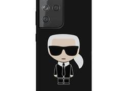 Karl Lagerfeld Fullbody Silicone Iconic - Etui Samsung Galaxy S21 Ultra (Czarny)