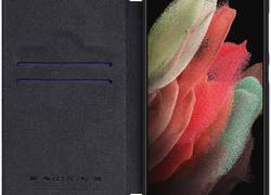 Nillkin Qin Leather Case - Etui Samsung Galaxy S21 FE 2021 (Black)