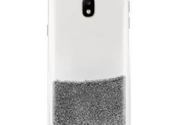PURO Sand Cover - Etui Samsung Galaxy J3 (2017) (liquid & glitters Silver)
