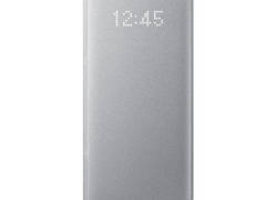 Samsung LED View Cover - Etui z klapką + kieszeń na kartę Samsung Galaxy S8+ (srebrny)