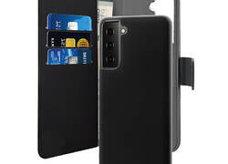 PURO Wallet Detachable - Etui 2w1 Samsung Galaxy S21 FE (czarny)