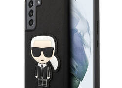 Karl Lagerfeld Saffiano Ikonik Patch - Etui Samsung Galaxy S22 (czarny)