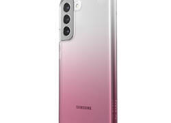 Speck Presidio Perfect-Clear Ombre - Etui Samsung Galaxy S22+ z powłoką antybakteryjną MICROBAN (Clear/Vintage Rose)
