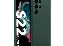 Crong Color Cover - Etui Samsung Galaxy S22 Ultra (zielony)