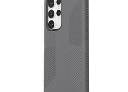 Speck Presidio2 Grip - Etui Samsung Galaxy S22 Ultra z powłoką MICROBAN (Graphite Grey/Black)