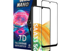 Crong 7D Nano Flexible Glass – Niepękające szkło hybrydowe 9H na cały ekran Samsung Galaxy A33 5G