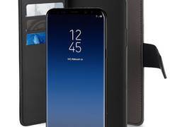 PURO Wallet Detachable - Etui 2w1 Samsung Galaxy S9+ (czarny)