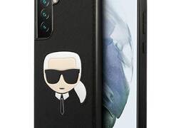 Karl Lagerfeld Saffiano Ikonik Karl`s Head - Etui Samsung Galaxy S21 FE (czarny)