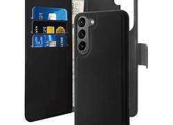 PURO Wallet Detachable - Etui 2w1 Samsung Galaxy S23 (czarny)