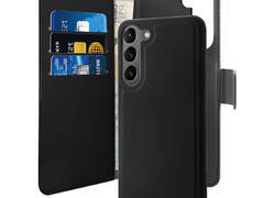 PURO Wallet Detachable - Etui 2w1 Samsung Galaxy S23+ (czarny)