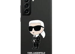 Karl Lagerfeld Silicone NFT Ikonik - Etui Samsung Galaxy S23 Ultra (czarny)