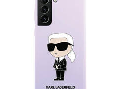 Karl Lagerfeld Silicone NFT Ikonik - Etui Samsung Galaxy S23 Ultra (fioletowy)