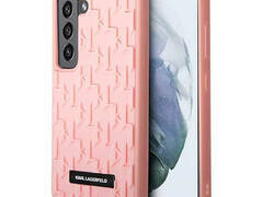 Karl Lagerfeld Monogram 3D Pattern - Etui Samsung Galaxy S23 (różowy)