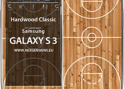 Nexgen Skins - Zestaw skórek na obudowę z efektem 3D Samsung GALAXY S III (Hardwood Classic 3D)