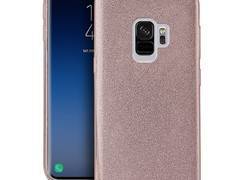 PURO Glitter Shine Cover - Etui Samsung Galaxy S9 (Rose Gold)