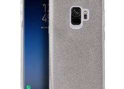 PURO Glitter Shine Cover - Etui Samsung Galaxy S9 (Silver)