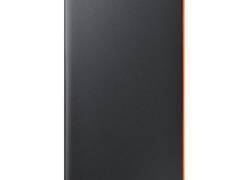 Samsung Neon Flip Cover - Etui z klapką Samsung Galaxy A3 (2017) z efektem podświetlenia (czarny)