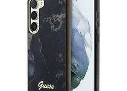 Guess Golden Marble Collection - Etui Samsung Galaxy S23+ (czarny)