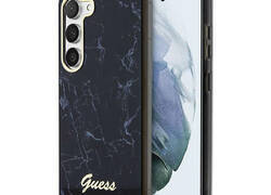 Guess Marble Collection - Etui Samsung Galaxy S23+ (czarny)