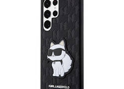 Karl Lagerfeld NFT Saffiano Monogram Choupette - Etui Samsung Galaxy S23 Ultra (czarny)