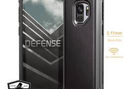X-Doria Defense Lux - Etui aluminiowe Samsung Galaxy S9 (Black Leather)