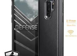 X-Doria Defense Lux - Etui aluminiowe Samsung Galaxy S9+ (Black Leather)