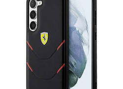 Ferrari Hot Stamp Lines - Etui Samsung Galaxy S23 (czarny)