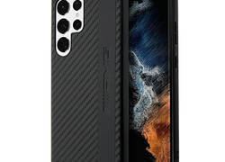 AMG Carbon Stripe & Embossed - Etui Samsung Galaxy S23 Ultra (czarny)