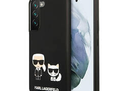 Karl Lagerfeld Slilicone Karl & Choupette - Etui Samsung Galaxy S22+ (czarny)